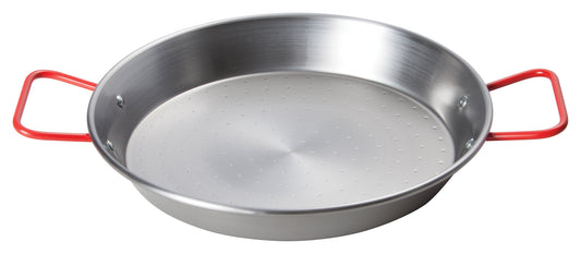 Winco CSPP-11 11" Polished Carbon Steel (Spain) Paella Pan