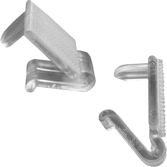 Carlisle BV25 25/pk 3/4" Clear Polycarbonate Snap Drape (Brand) BV Table Skirting Clips