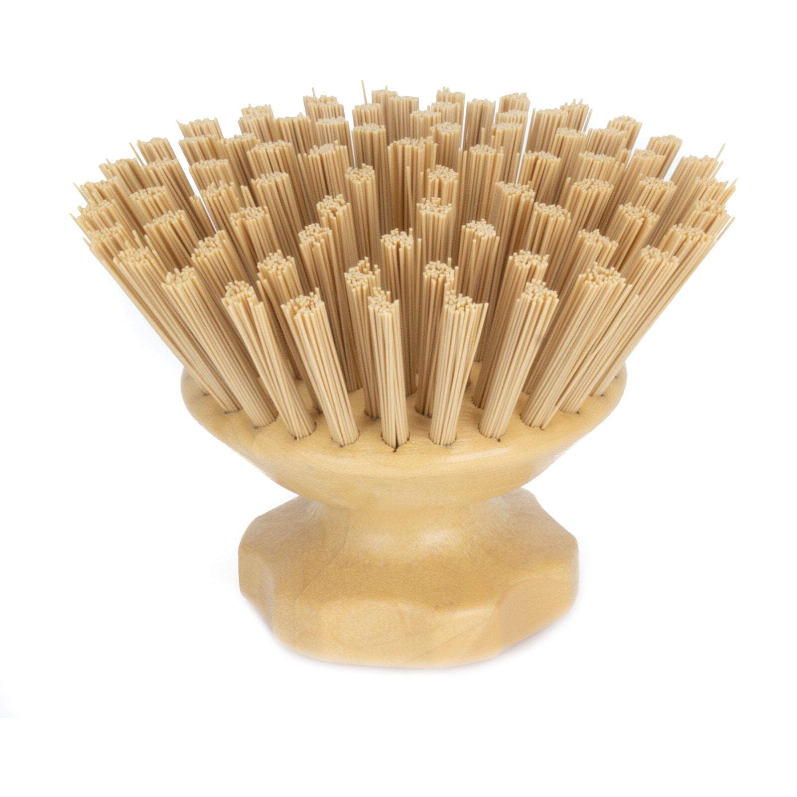 Carlisle 42395EC25 5" Tan Round Scrub Brush