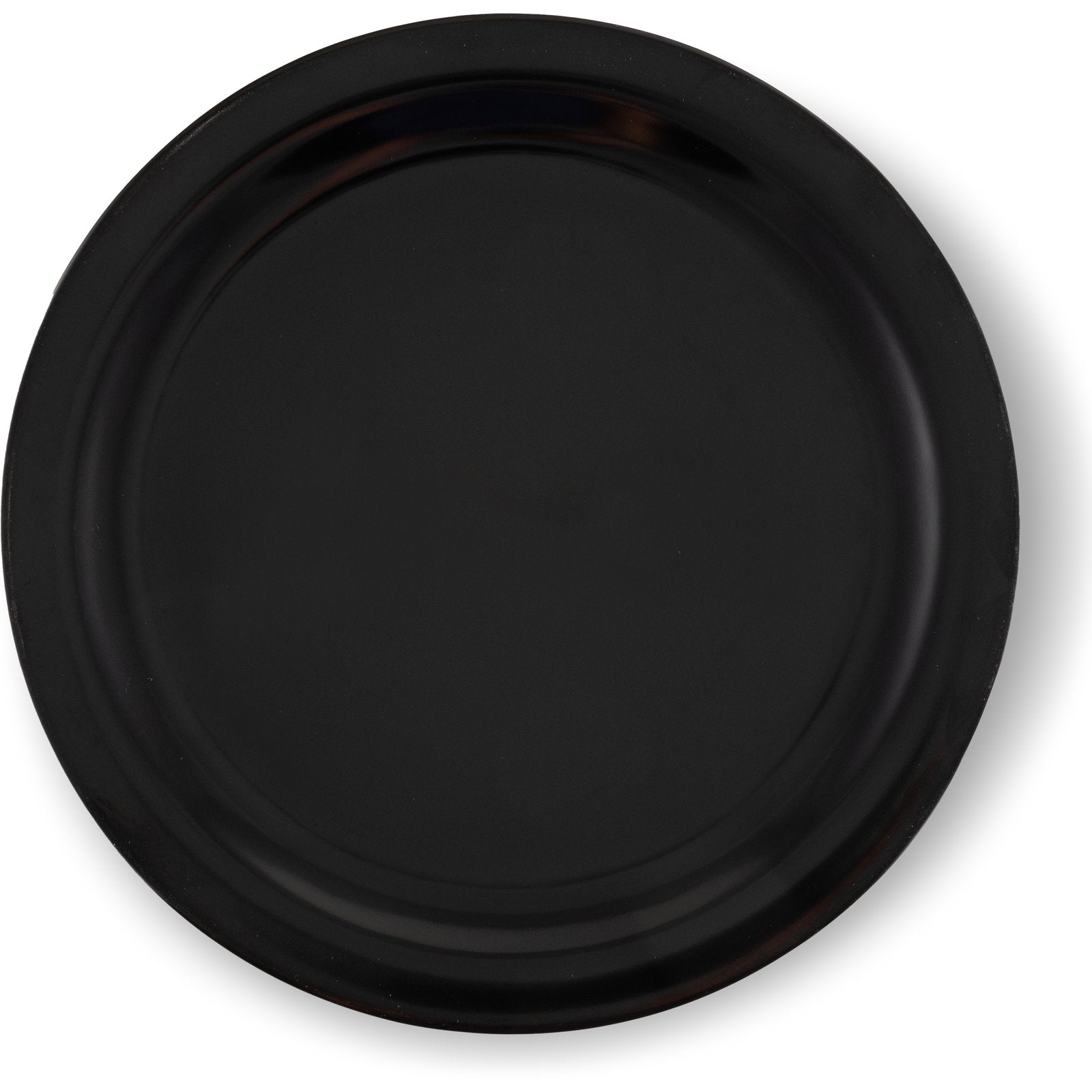 Carlisle 4350003 10.25" Black Dallas Ware Melamine Dinner Plate