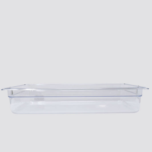 Omcan 80058 Full-size Clear Polycarbonate Food Pan with 3 15/16" Deep