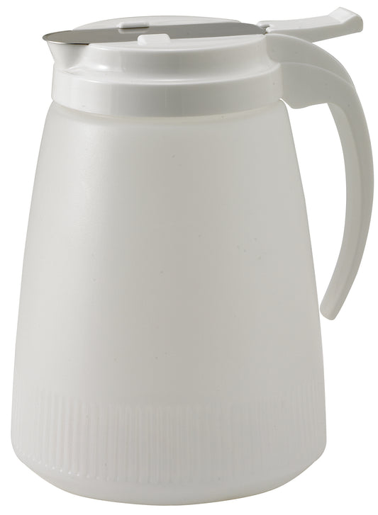 Winco PSUD-48 48 oz. Plastic Syrup Dispenser