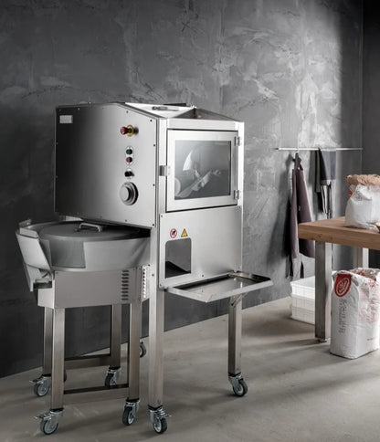 BakeMax BMDD007 Electric Floor Model Automatic Dough Divider Rounder Combo