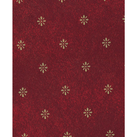 Carlisle 57191554L023 15 YD Roll Maroon Vinyl Aster Tablecloth