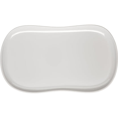 Carlisle 5300980 13" x 7" Greige Stadia Melamine Platter
