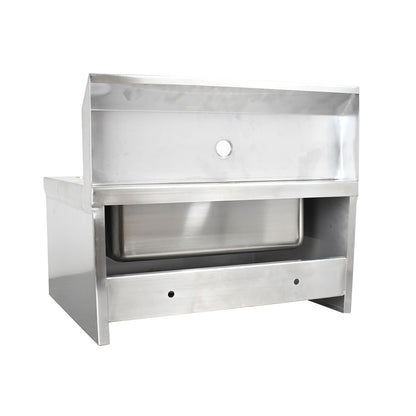 Omcan 46319 Fabricated Hand Sink with Knee Valve Assembly