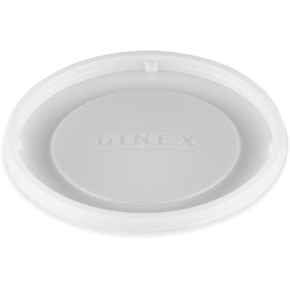 Dinex DX11858714 2.75" Translucent Classic Lid Fits DX4500 and Classic DX1185 Bowls (1000/cs)