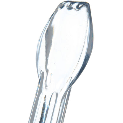 Carlisle 400907 9-1/32" Clear Polycarbonate Carly Salad Tong