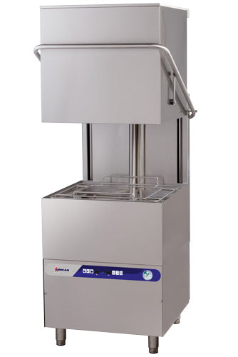 Omcan 46797 26" High Temperature Upright Dishwasher with Digital Control
