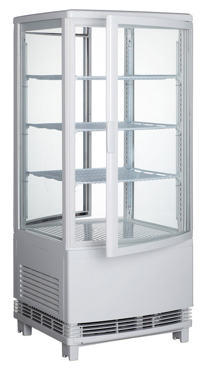 Winco CRD-1 White Countertop Refrigerated Beverage Display