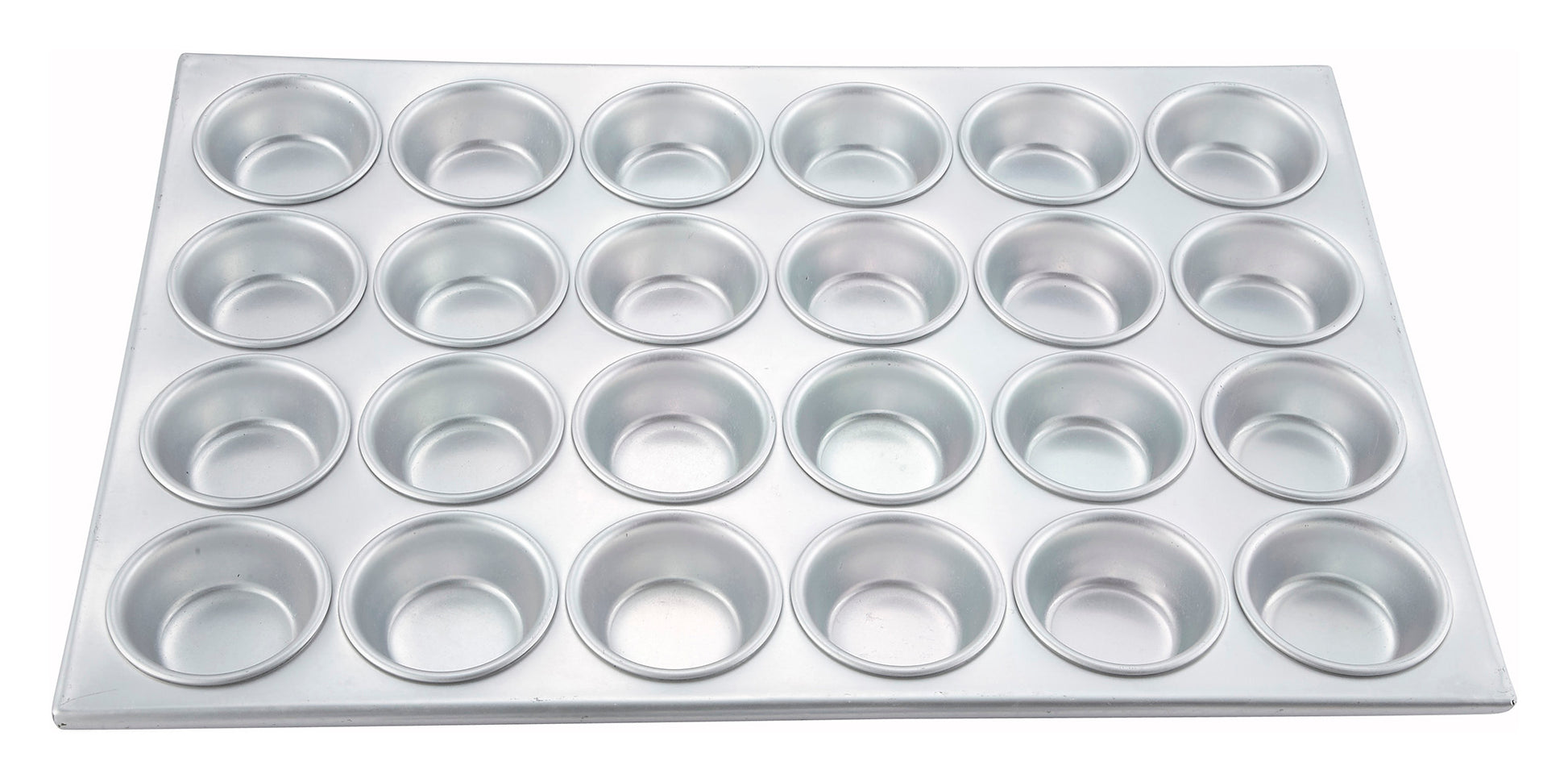 Winco AMF-24 3 oz. Aluminum 24 Cup Muffin Pan
