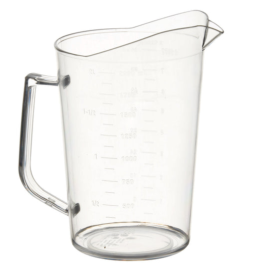 Winco PMU-200 2 Qt. Polycarbonate Measuring Cup
