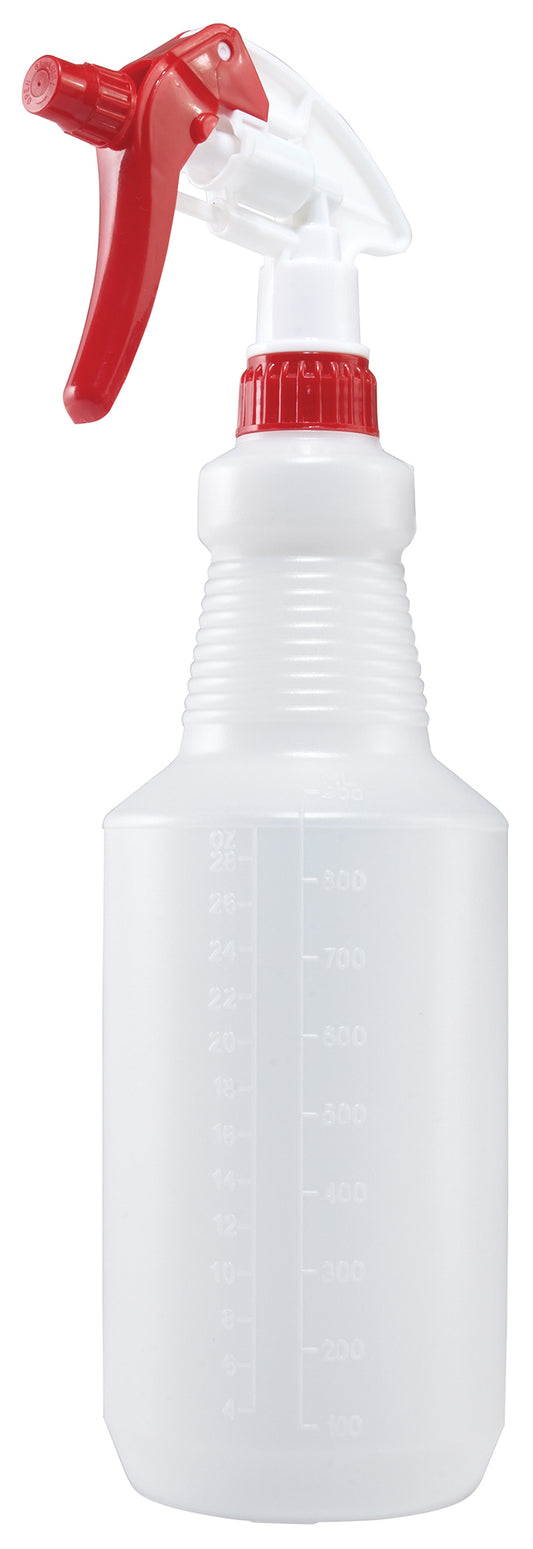Winco PSR-9R 28 oz. Red Plastic Spray Bottle