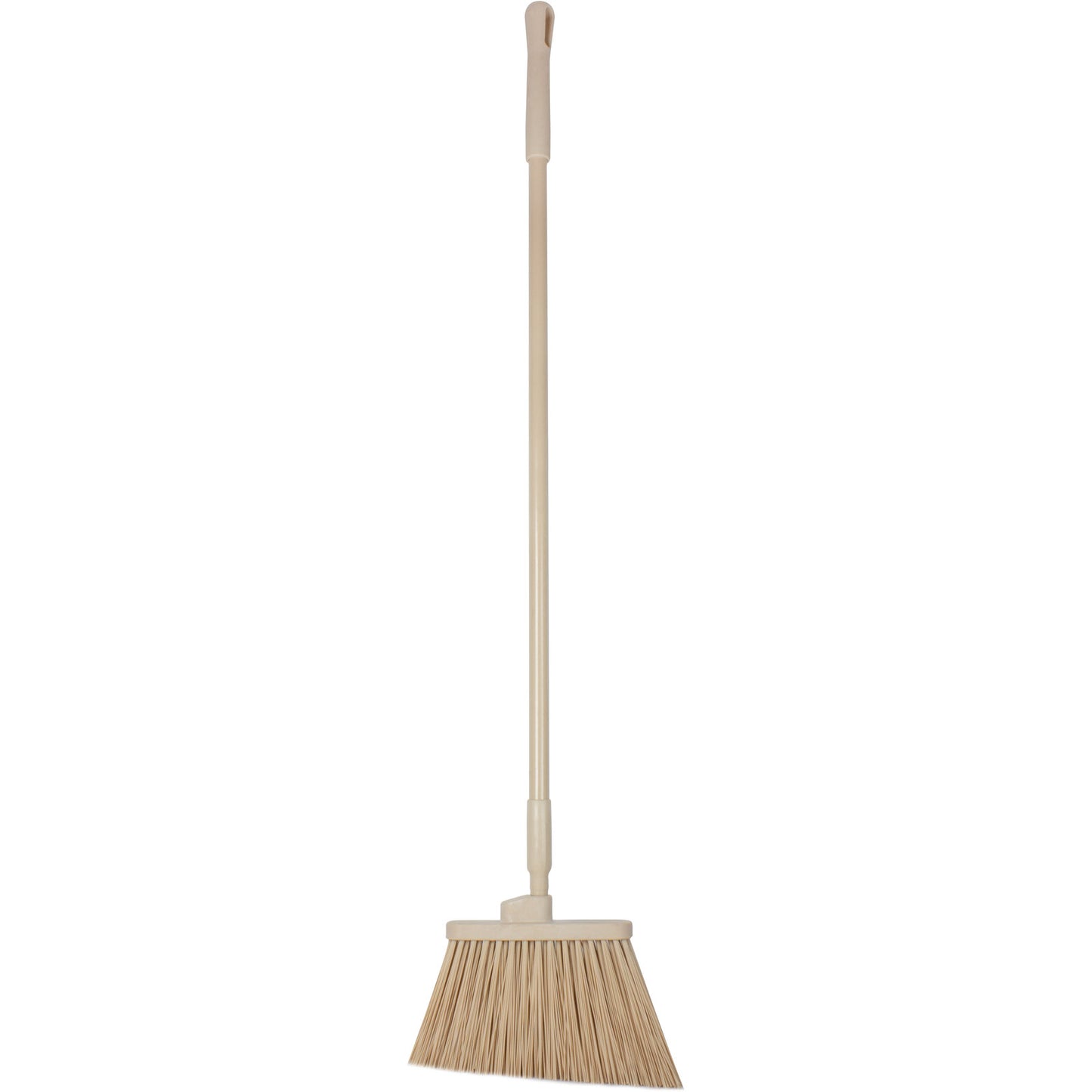 Carlisle 41083EC25 56" Tan Color Coded Duo-Sweep Unflagged Angle Broom