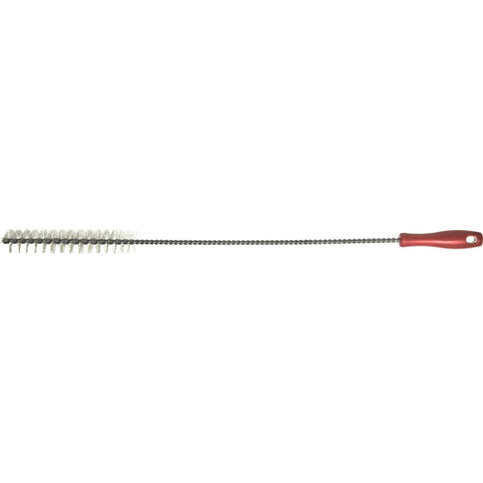 Carlisle 4012005 28" Sparta Straight Fryer High Heat Brush with Red Plastic Handle