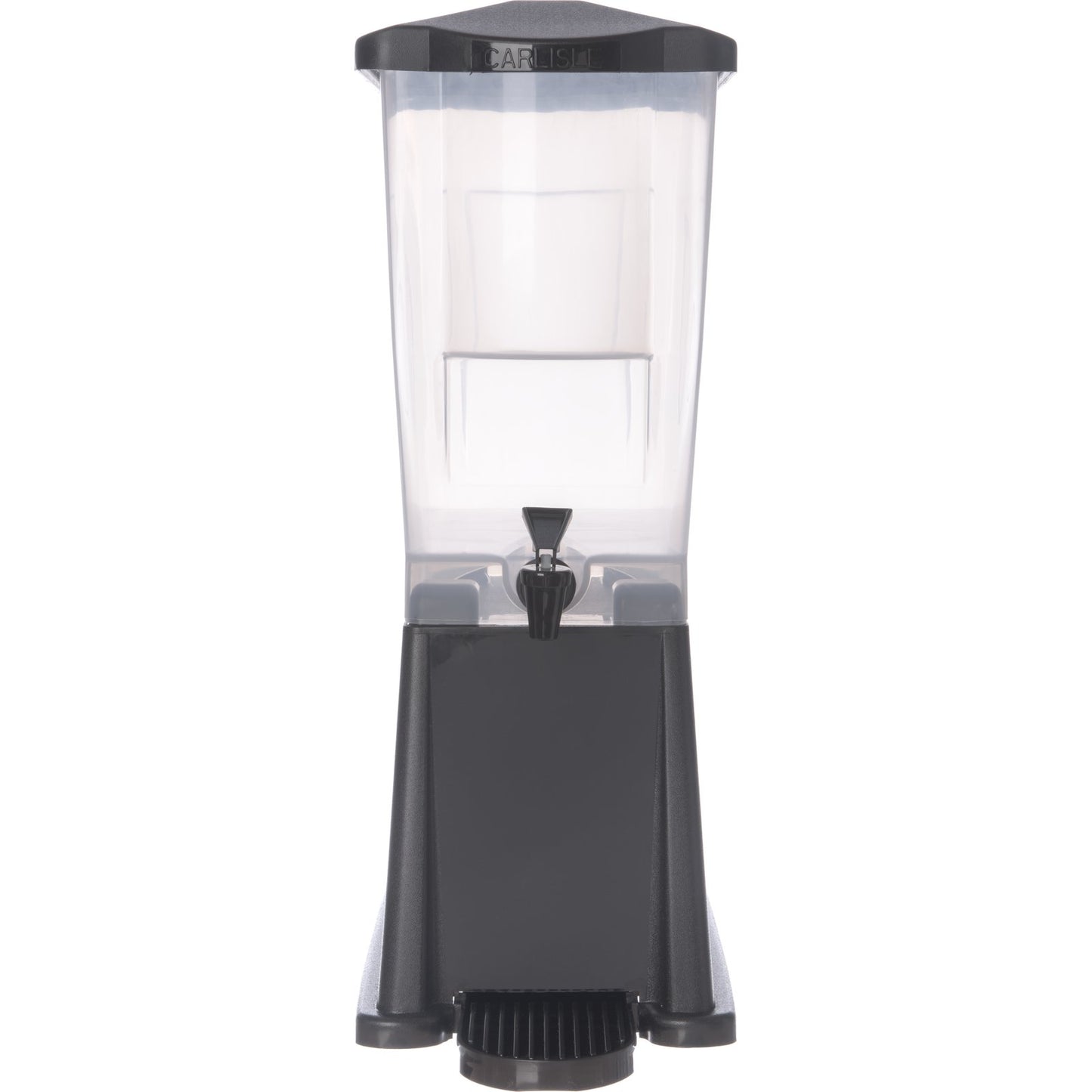 Carlisle 1085603 3.5 Gallon Black TrimLine Economy Beverage Dispenser