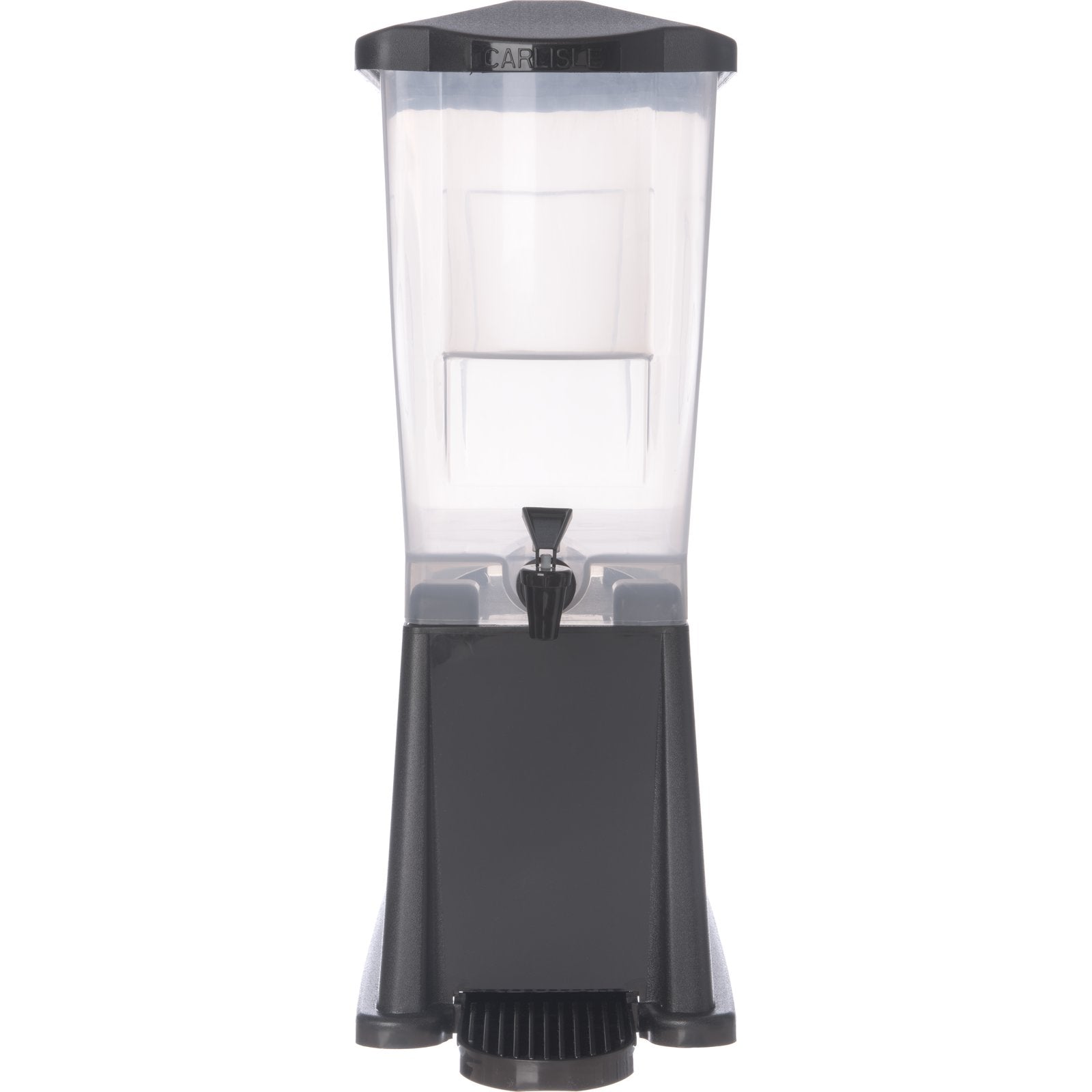 Carlisle 1085603 3.5 Gallon Black TrimLine Economy Beverage Dispenser