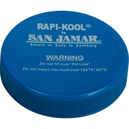 San Jamar RCUCAPPAK Blue Replacement Cap for Rapi-Kool