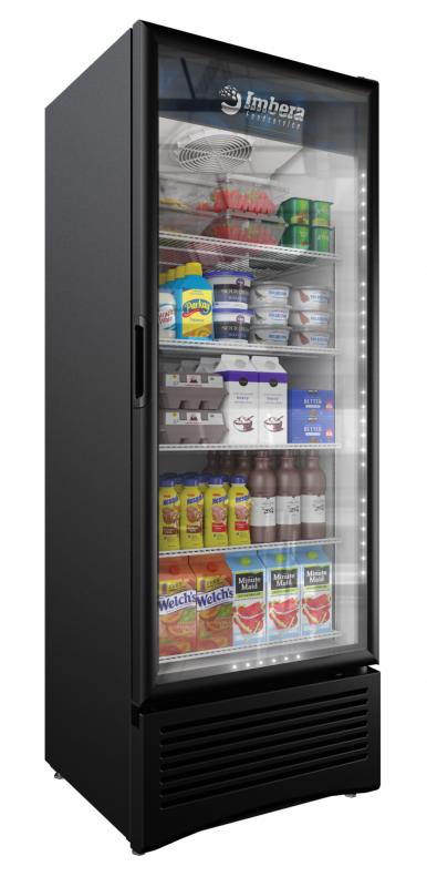 Omcan 41161 19.2 cu.ft. 29.5" Single Swing Glass Door Refrigeration