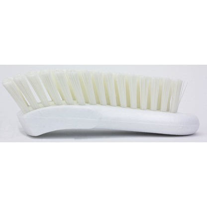 Carlisle 40521EC02 6" White Sparta Color Coded Hand Scrub Brush