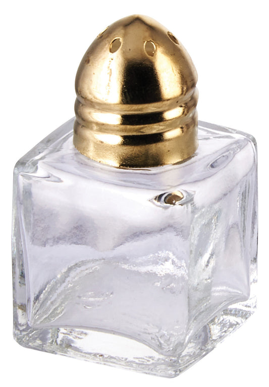 Winco G-101 1/2 oz. Square Brass Shaker