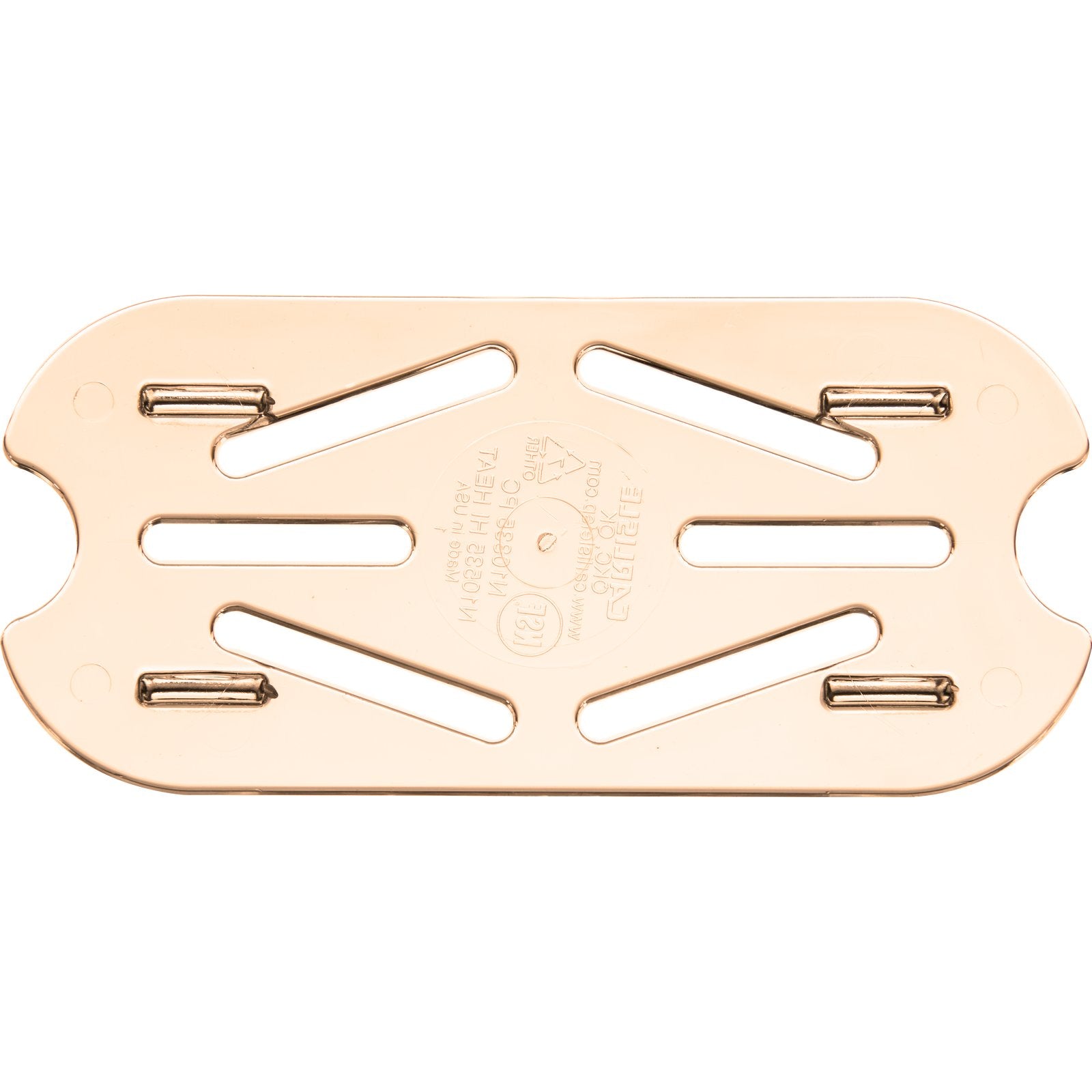 Carlisle 1053513 1/9 Size Amber High Heat Plastic StorPlus Food Pan Drain Grate