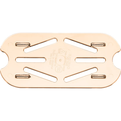 Carlisle 1053513 1/9 Size Amber High Heat Plastic StorPlus Food Pan Drain Grate
