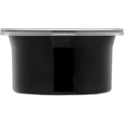 Carlisle 030003 0.6 Qt Black Classic Crock with Lid
