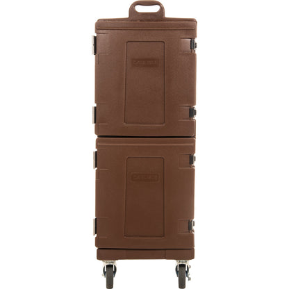 Carlisle PC600N01 Brown Cateraide Front Loading 10 Full Size Insulated Food Pan Carrier