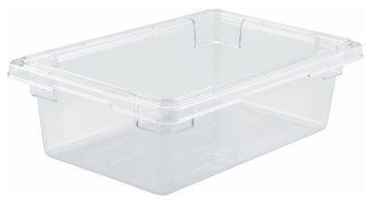 Winco PFSH-6 12" x 18" x 6" Clear Polycarbonate Food Storage Box