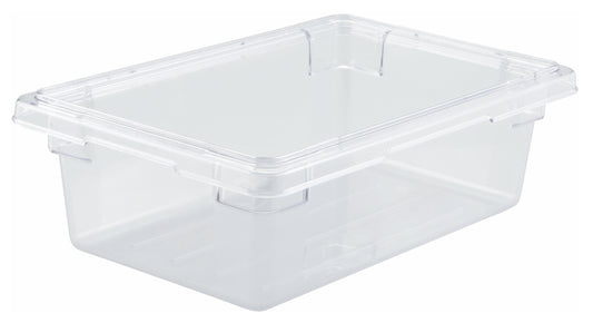 Winco PFSH-6 12" x 18" x 6" Clear Polycarbonate Food Storage Box