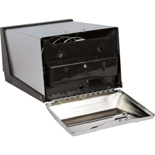 Carlisle H3001XC 300 Napkin Chrome Steel Countertop Classic Napkin Dispenser, Fullfold