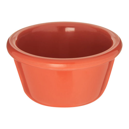 Carlisle S85252 2 oz Sunset Orange Melamine Smooth Ramekin