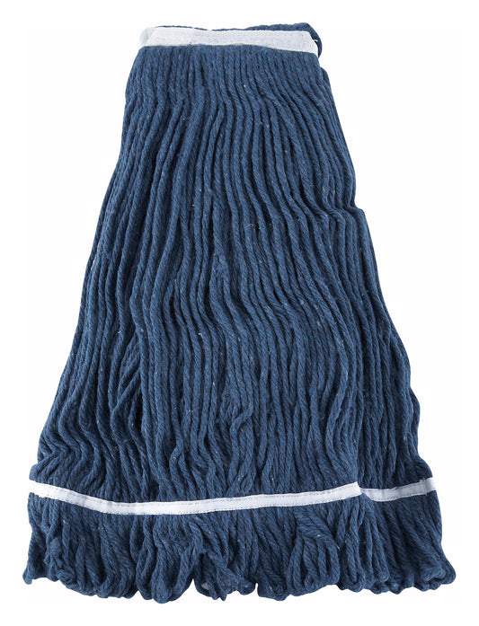 Winco MOP-32 32 oz. Blue Yarn Mop Head, Looped End