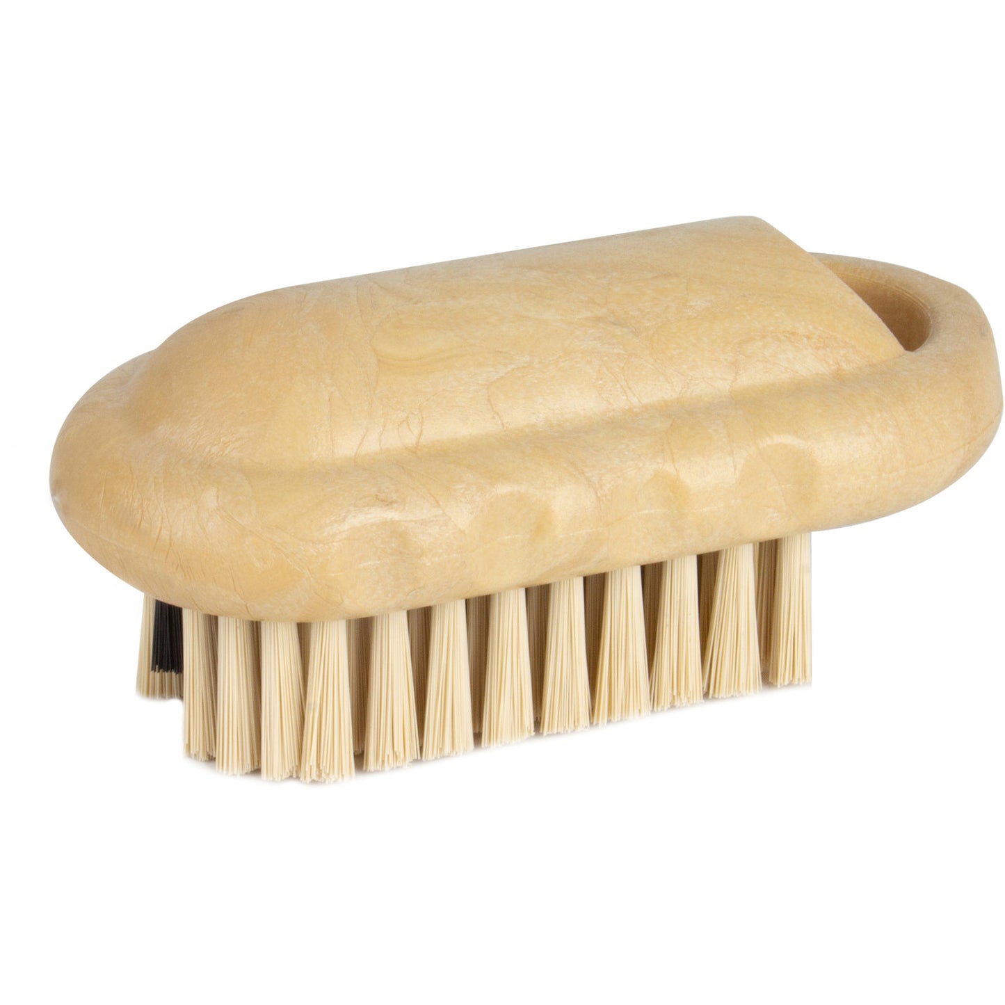 Carlisle 40020EC25 5" Tan Hand and Nail Brush