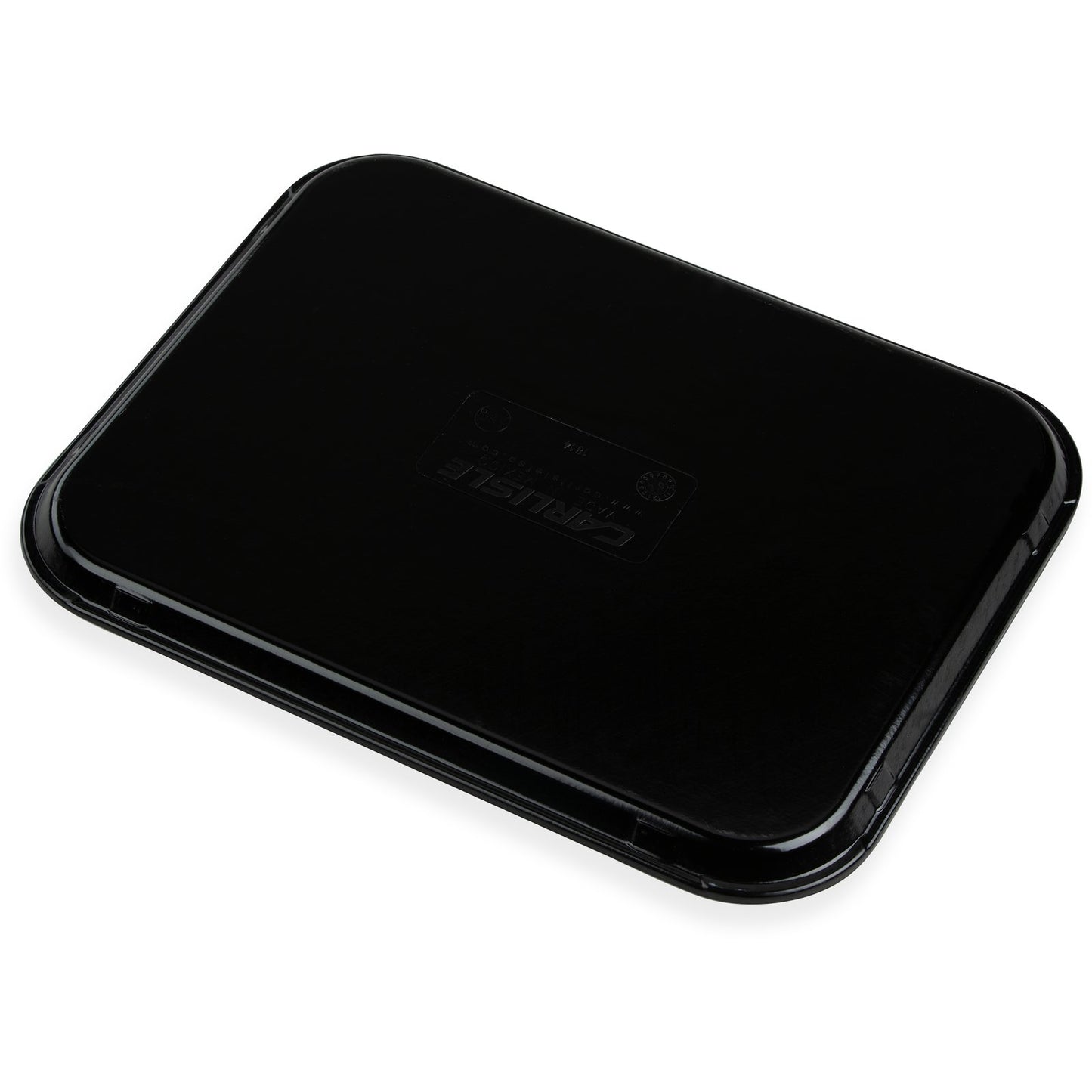 Carlisle 1814FG004 18" x 14" Black Glasteel Fiberglass Tray