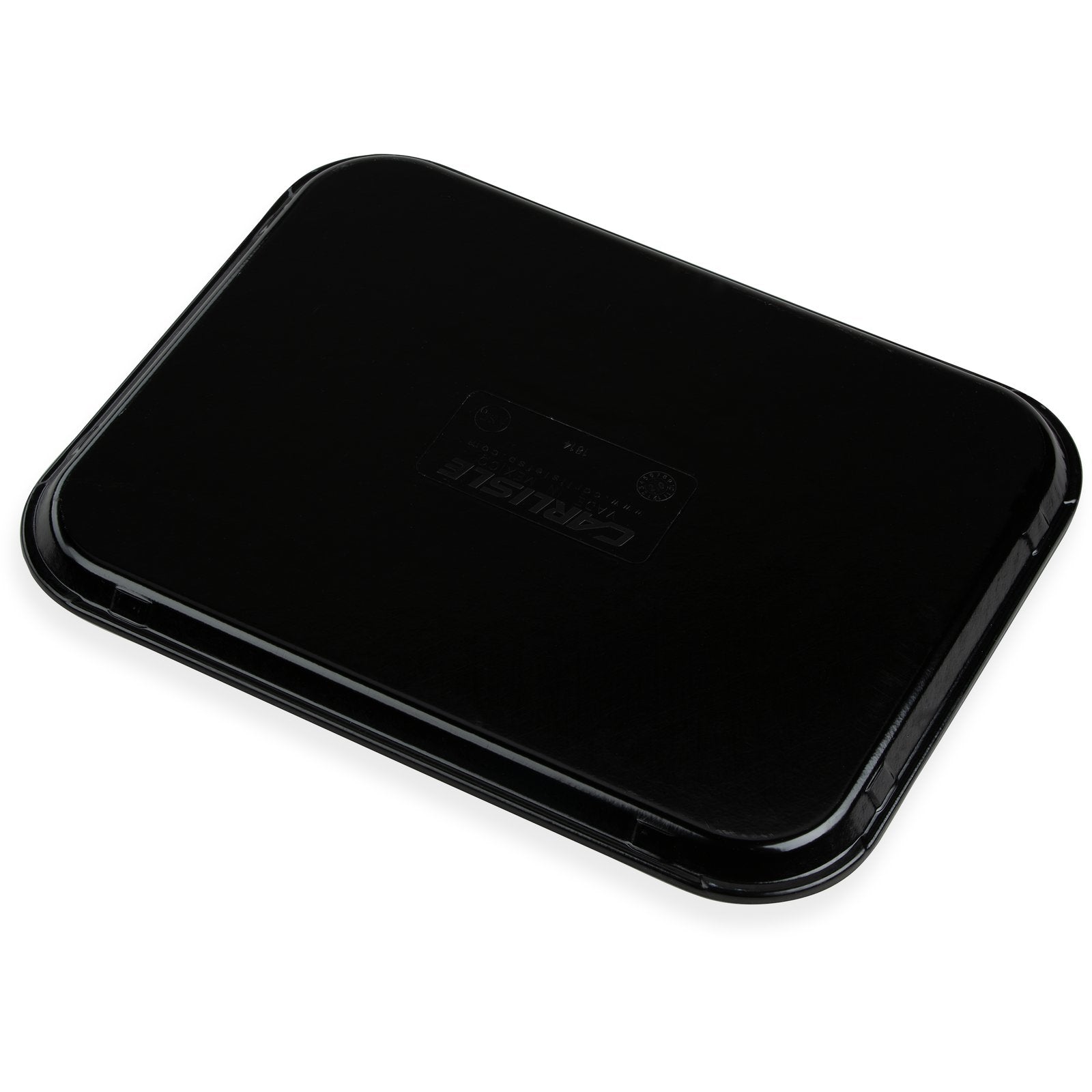 Carlisle 1814FG004 18" x 14" Black Glasteel Fiberglass Tray