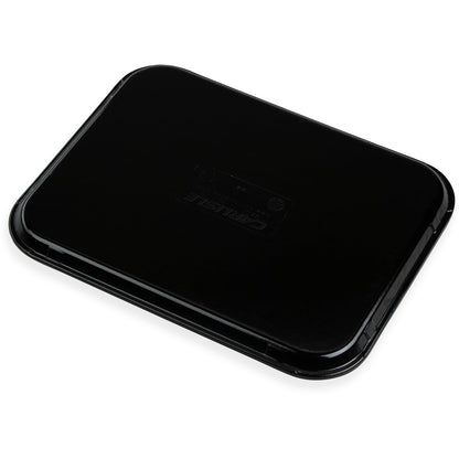 Carlisle 1814FG004 18" x 14" Black Glasteel Fiberglass Tray