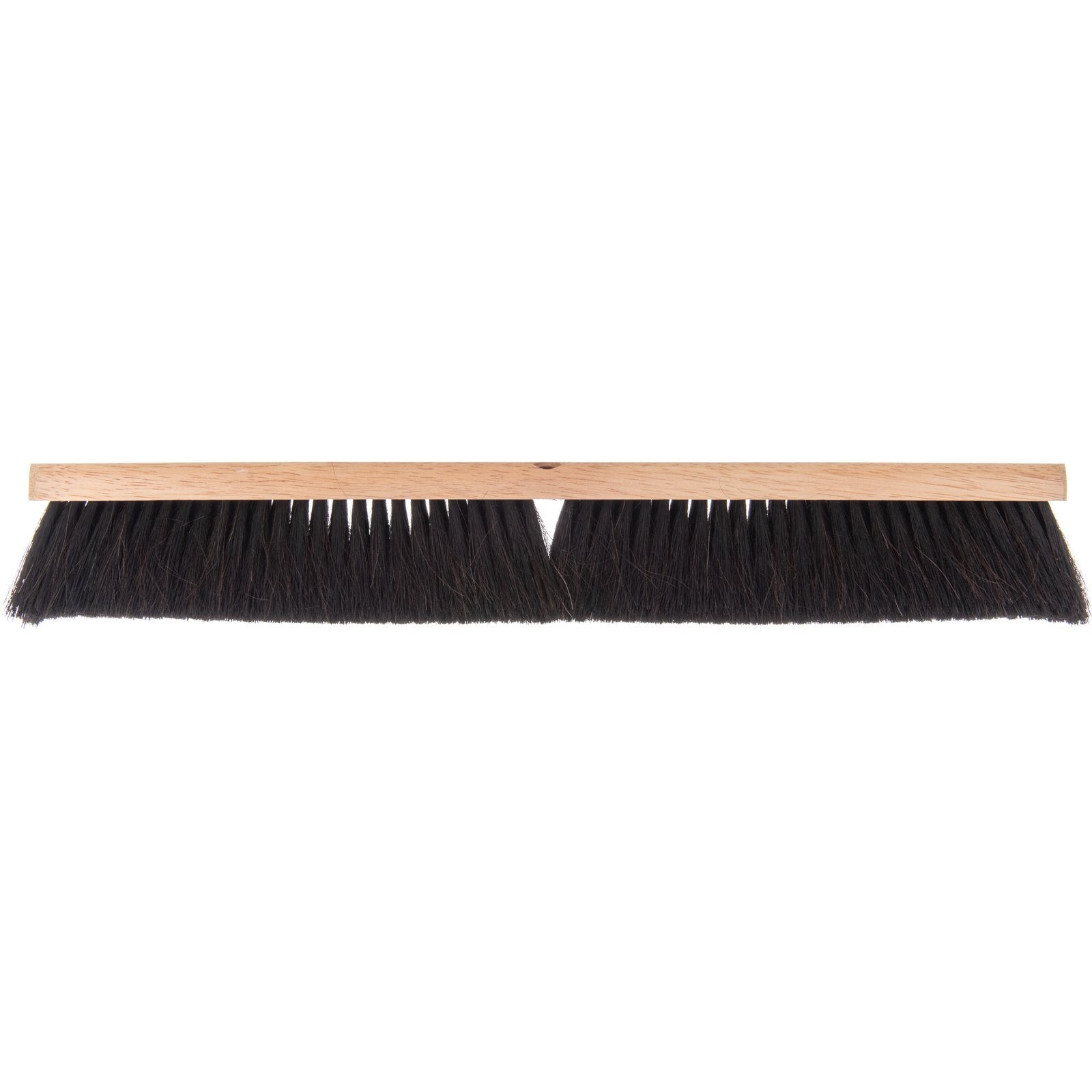 Carlisle 4503103 24" Black Flo-Pac Hardwood Push Broom Head with Blended Horsehair