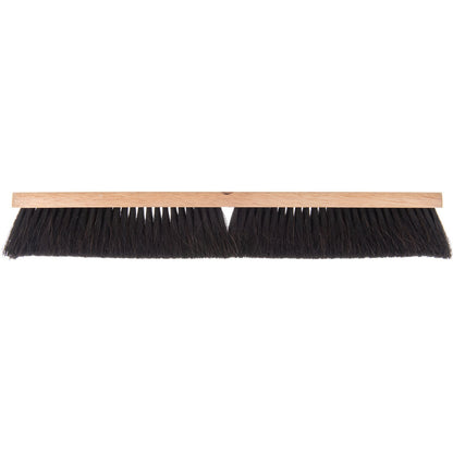 Carlisle 4503103 24" Black Flo-Pac Hardwood Push Broom Head with Blended Horsehair