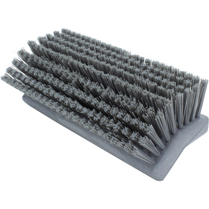 Carlisle 40423EC23 10" Gray Color Coded Bi-Level Scrub Brush