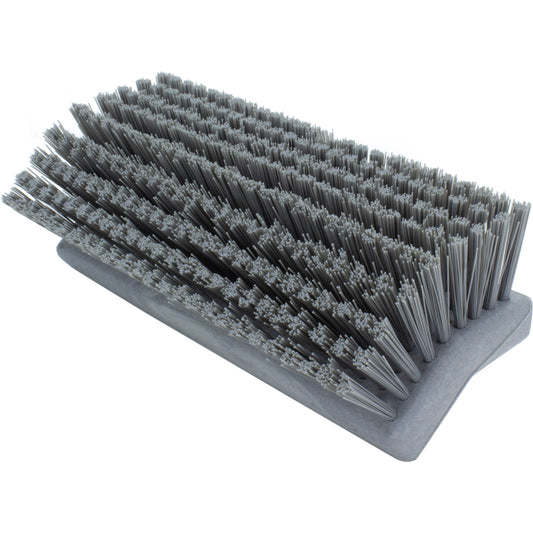 Carlisle 40423EC23 10" Gray Color Coded Bi-Level Scrub Brush