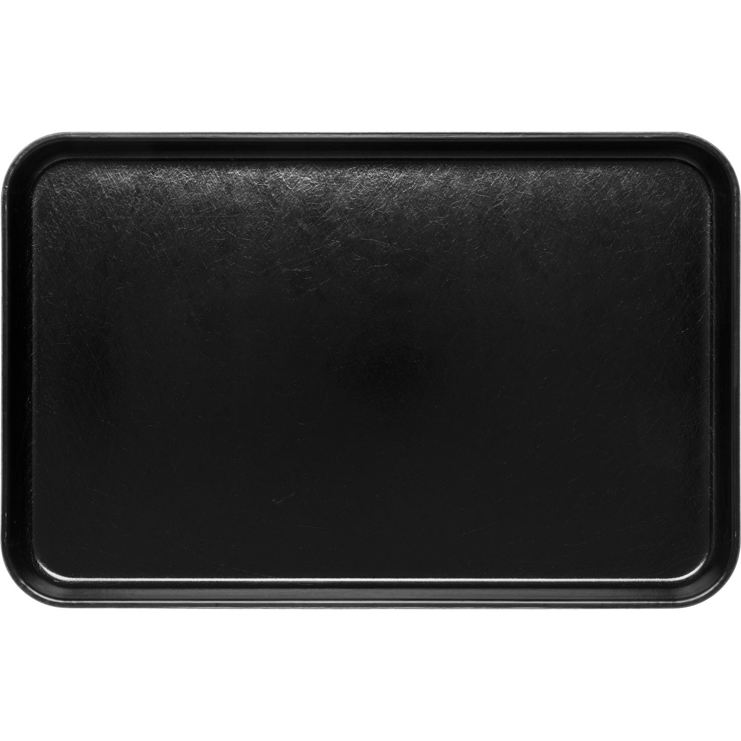 Carlisle 1218FMT309 17 3/4" x 11 7/16" x 3/4" Ebony Fiberglass Market Tray