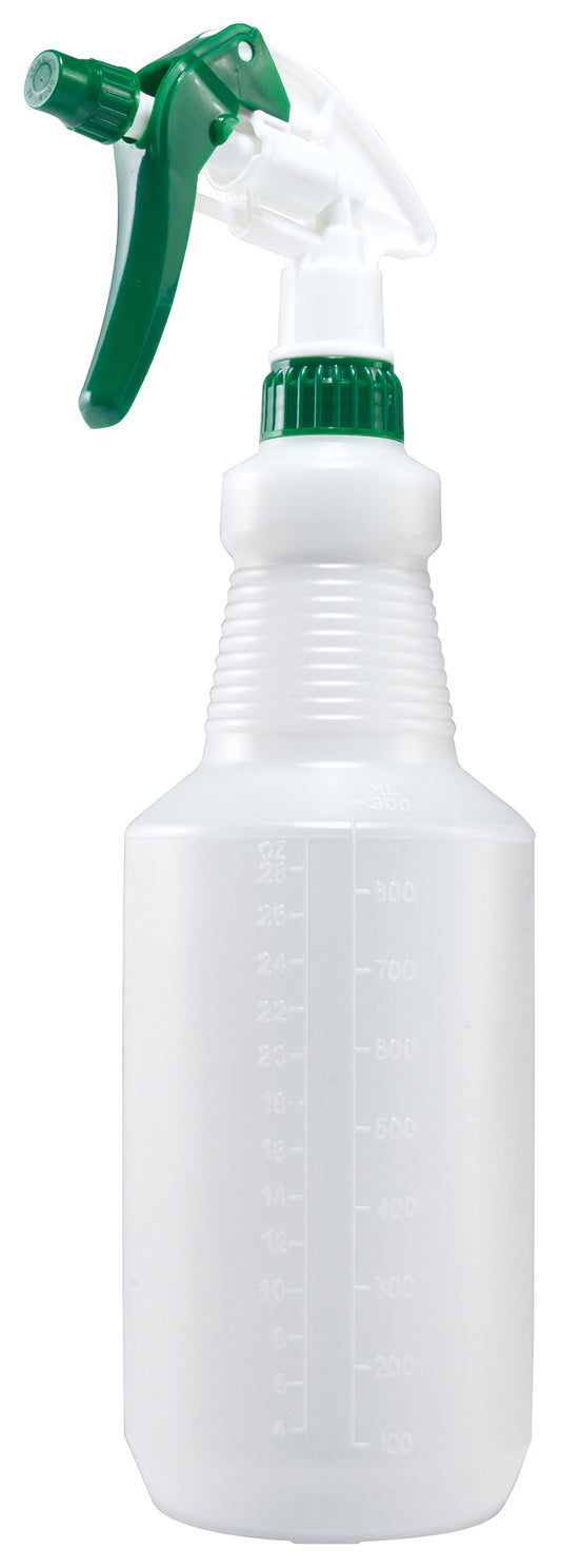 Winco PSR-9 28 oz. Green Plastic Spray Bottle
