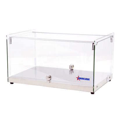 Omcan 44371 35L 22-inch Countertop Food Display Case with Square Front Glass