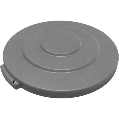 Sparta 84101123 10 Gallon Gray Round Polyethylene Bronco Waste Bin Trash Container Lid