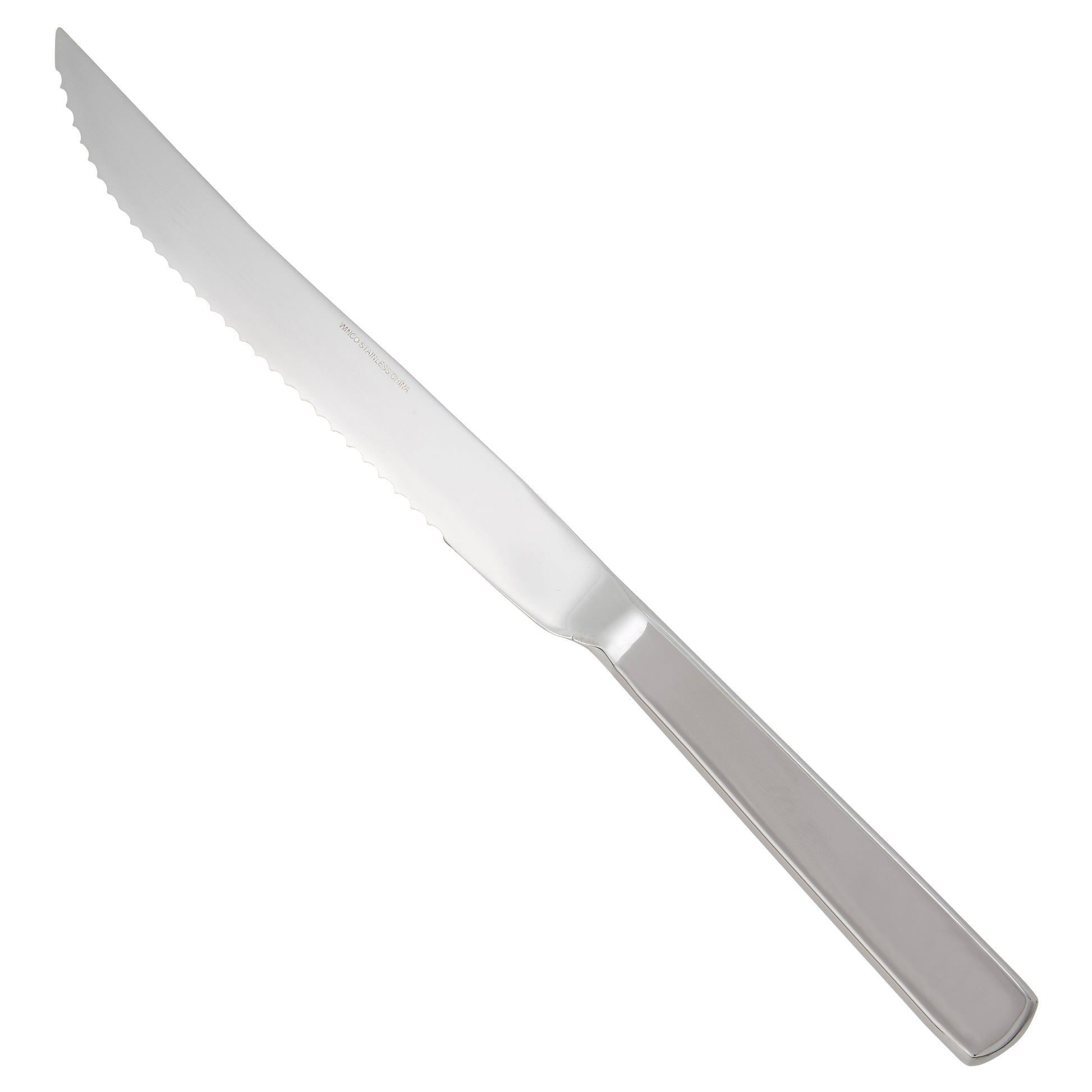 Winco BW-DK8 8" Stainless Steel Carving Knife, Hollow Handle