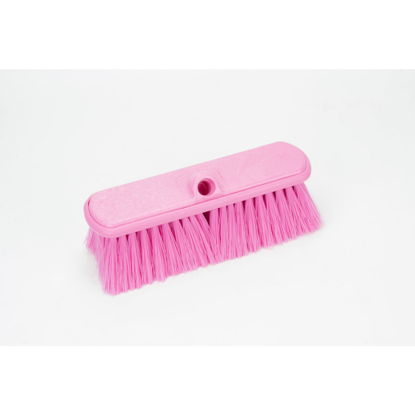 Carlisle 40050EC26 9.5" Pink Color Coded Flo-Thru Brush with Protective Bumper