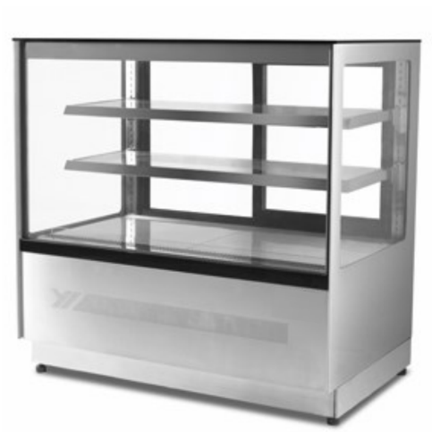 Cardinal CUB36C2S 36" Countertop Cube Glass Refrigerated Display Case