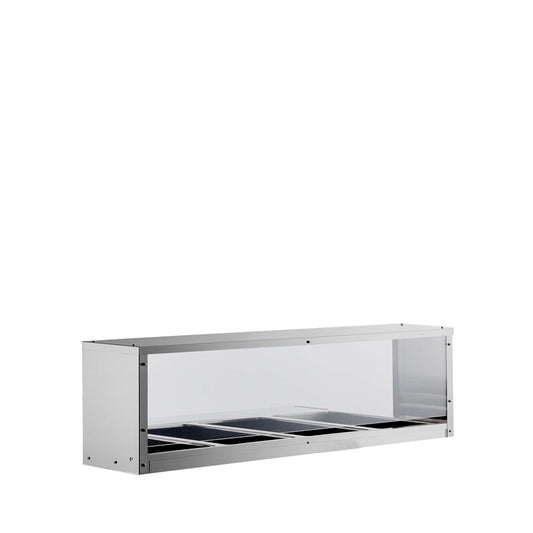 Atosa MROS-4ST Over Shelf for 4-Well Steam Table